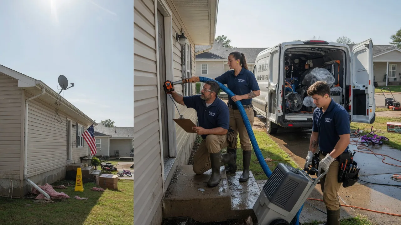 Ceiling Water Damage Restoration in Tabor, SD near me